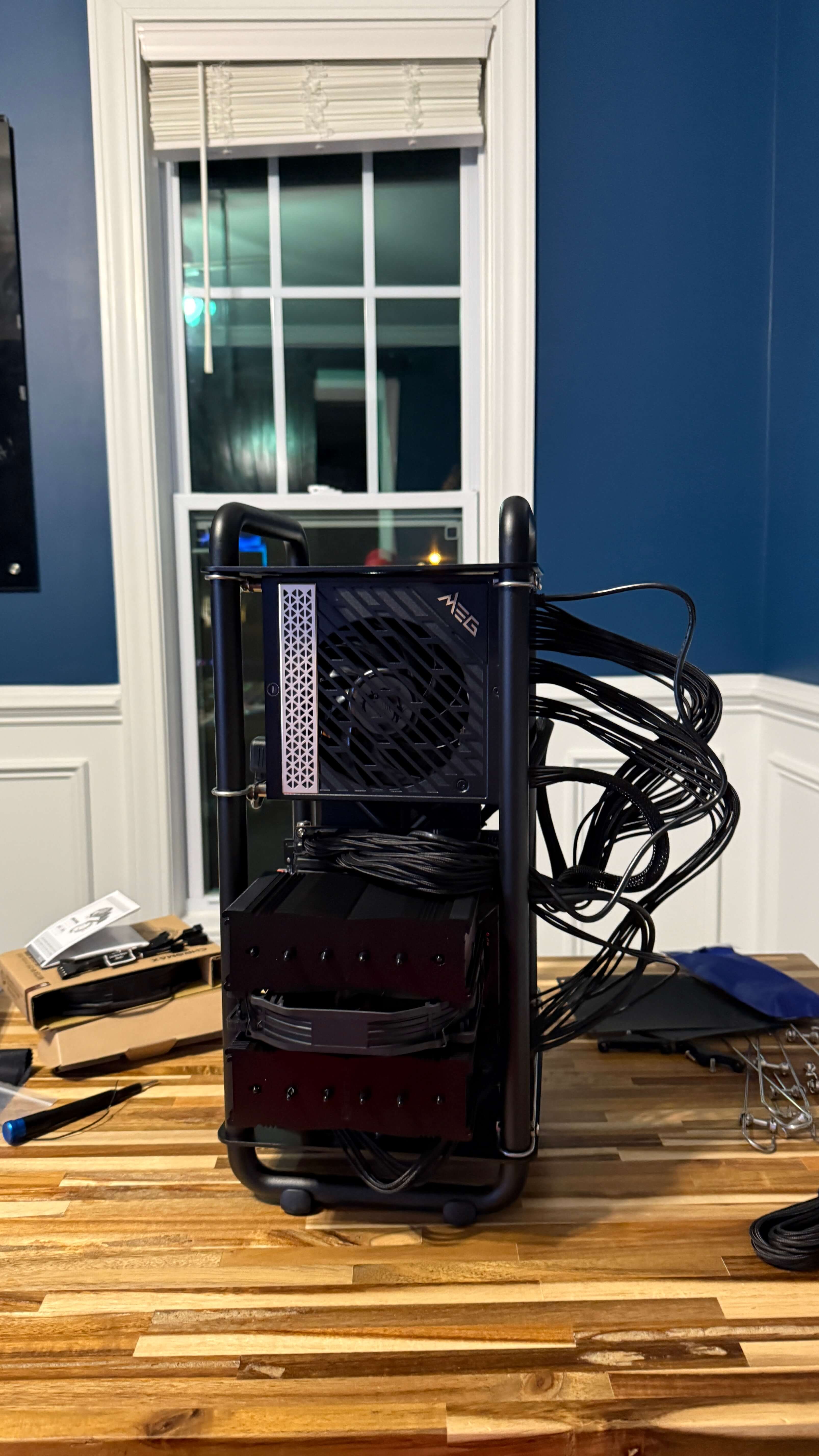 Take 1 - Completed with cable mess