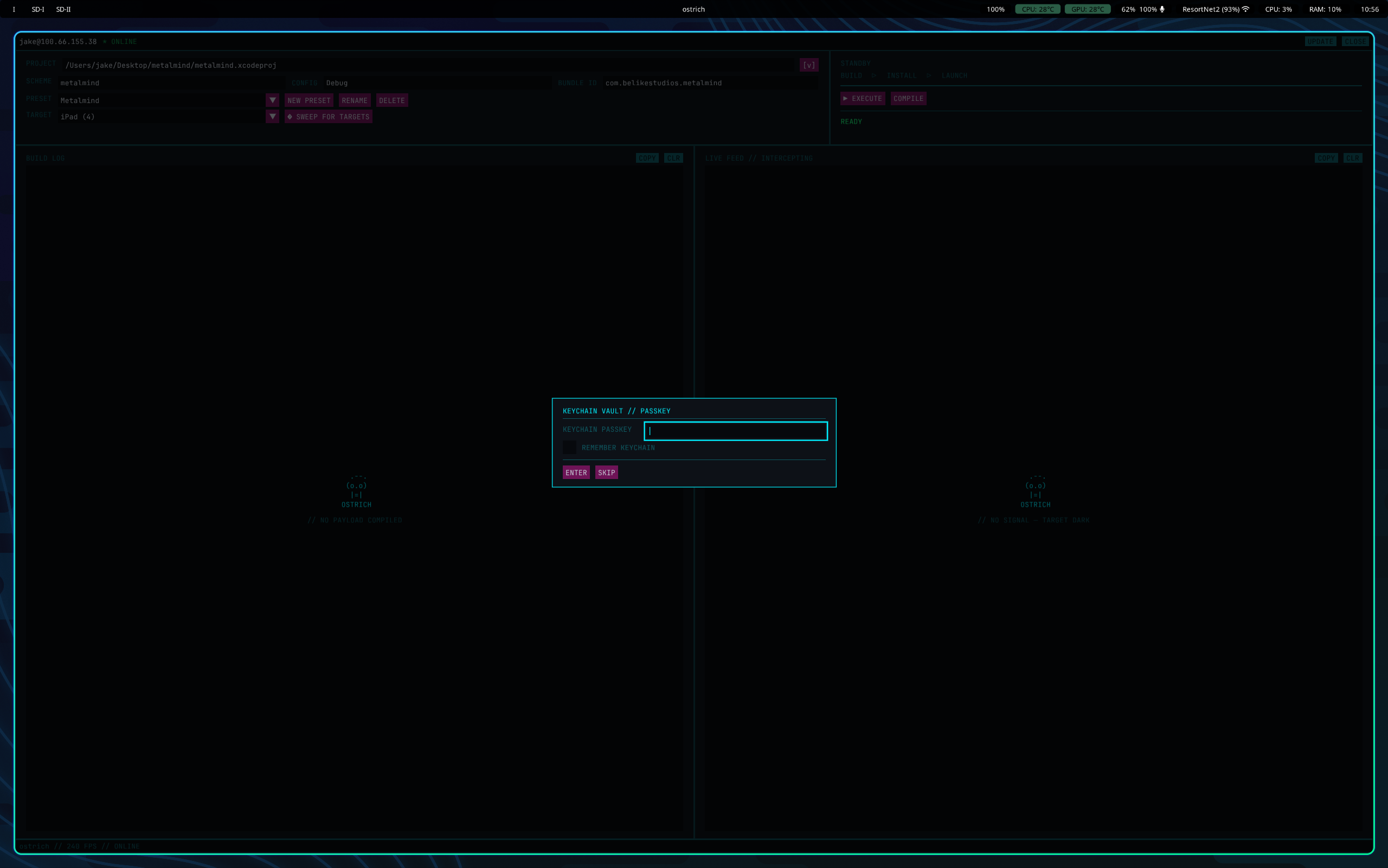 Ostrich - Code Signing Unlock Request
